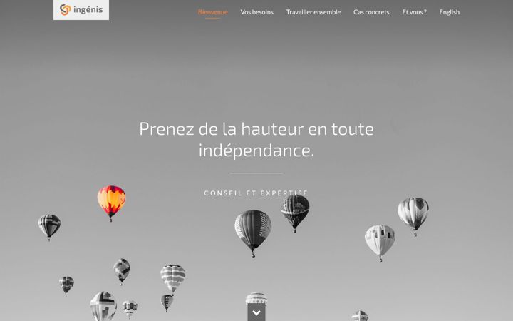 Screenshot of ingenis.fr
