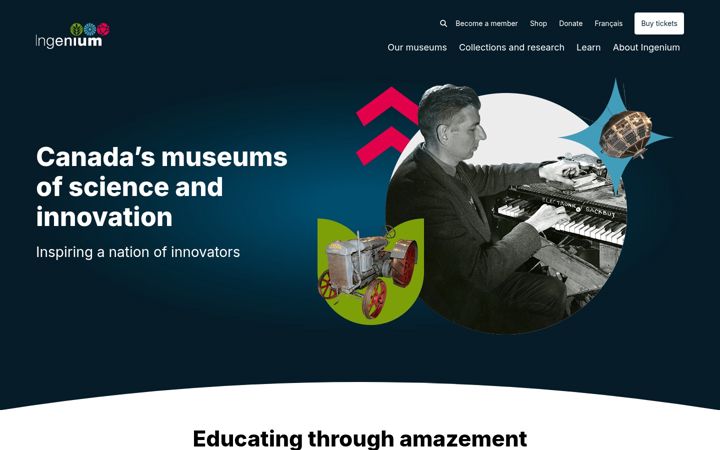 Screenshot of ingeniumcanada.org