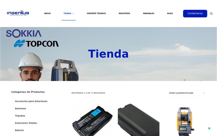 Screenshot of ingeniusintelsac.com
