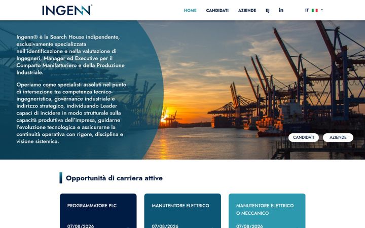 Screenshot of ingenn.it