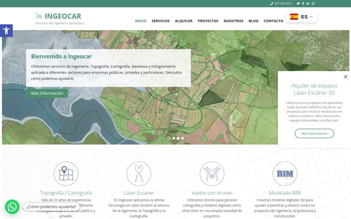 Screenshot of ingeocar.com