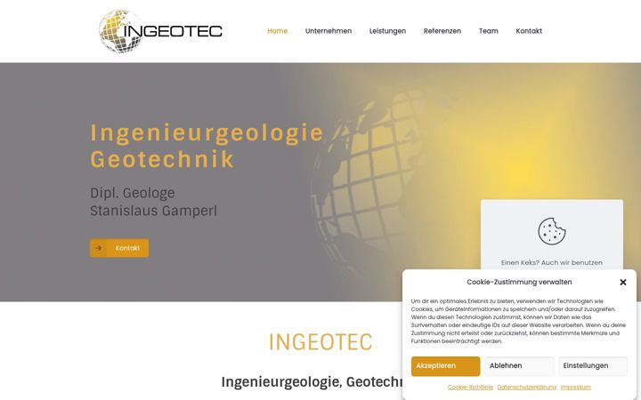 Screenshot of ingeotec.org