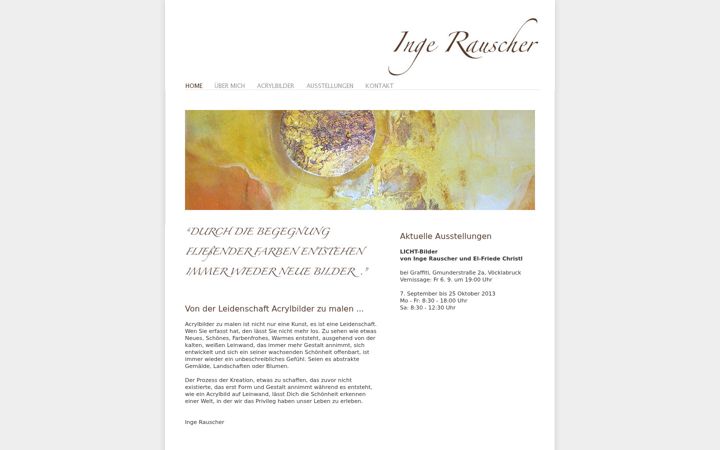 Screenshot of ingerauscher.com