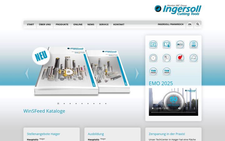 Screenshot of ingersoll-imc.de