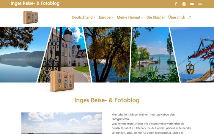 Screenshot of inges-reiseblog.de