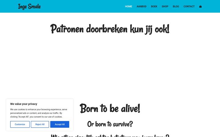 Screenshot of ingesmale.nl