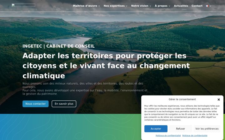 Screenshot of ingetec.fr