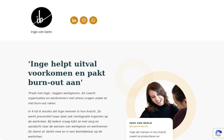 Screenshot of ingevanberlo.nl