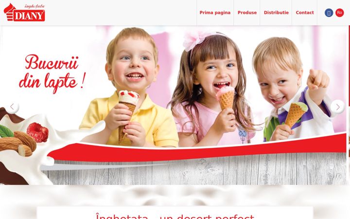 Screenshot of inghetatadiany.ro