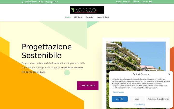 Screenshot of ingideco.it