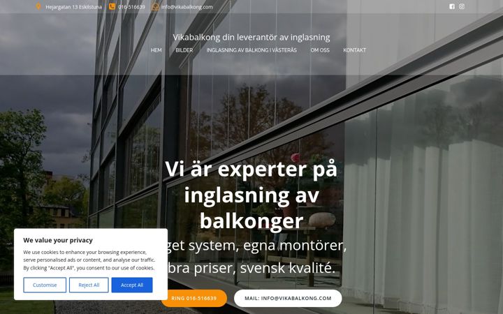 Screenshot of inglasning.com