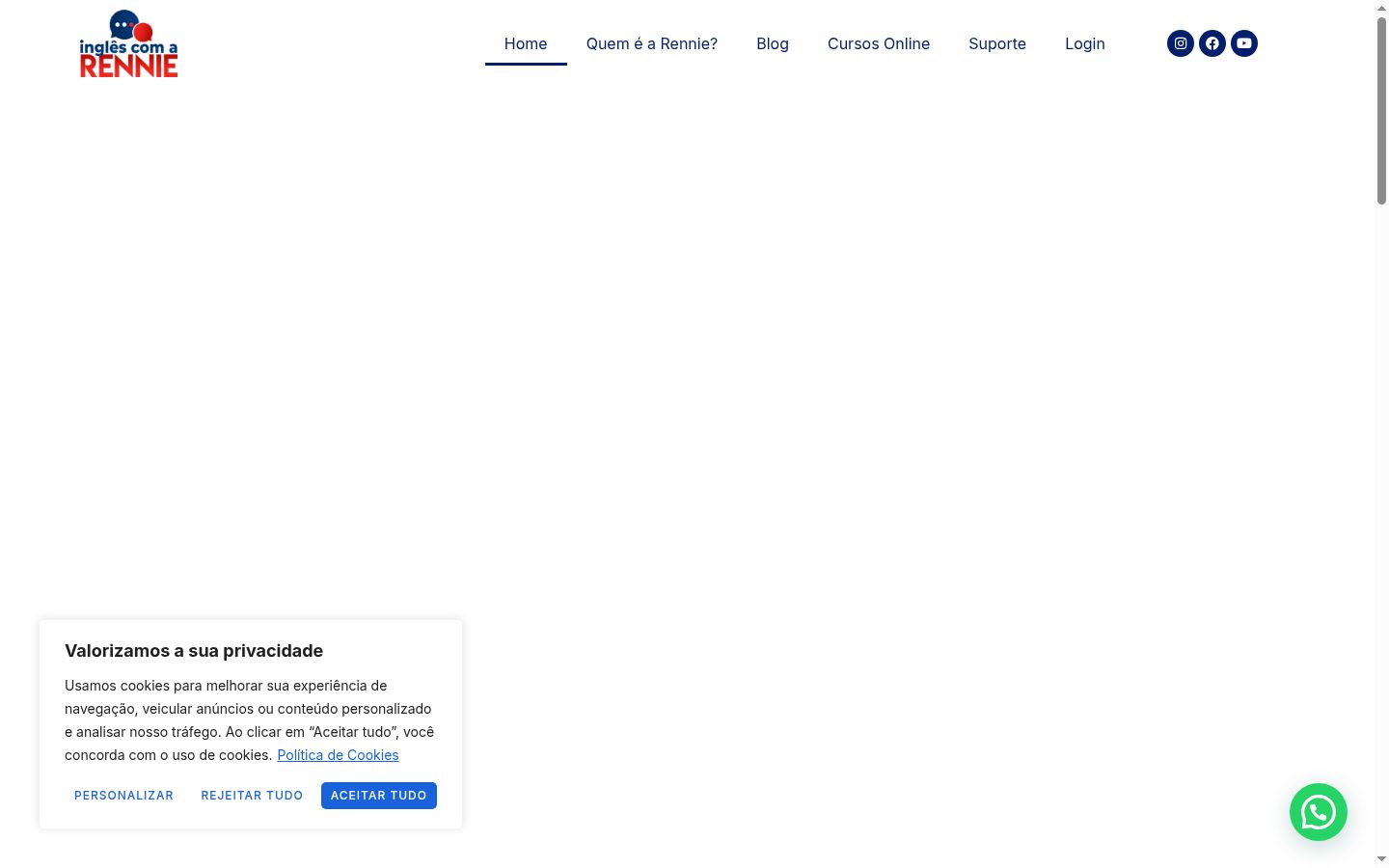 Screenshot tal-banner tal-kunsens muri qabel kwalunkwe interazzjoni