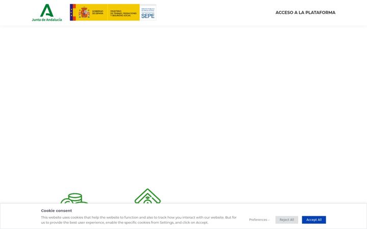 Screenshot of inglesenandalucia.es