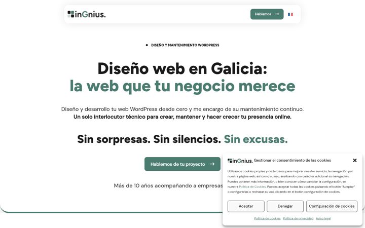 Screenshot of ingnius.com