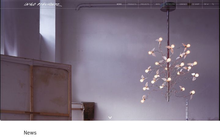 Screenshot of ingo-maurer.com