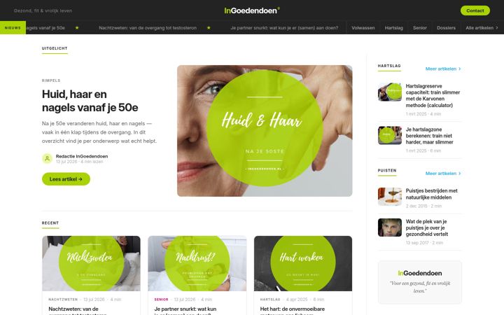 Screenshot of ingoedendoen.nl