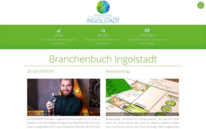 Screenshot of ingolstadt-links.de