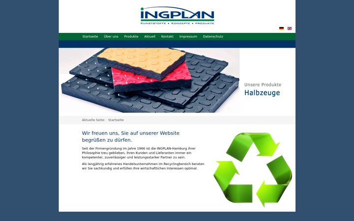 Screenshot of ingplan-hamburg.de