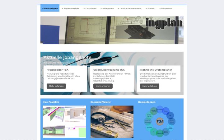 Screenshot of ingplan.de