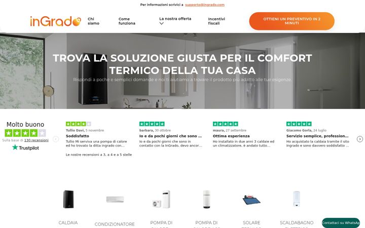 Screenshot of ingrado.com