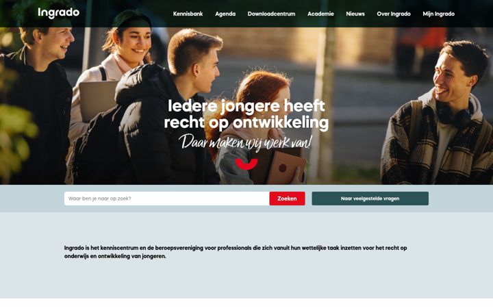 Screenshot of ingrado.nl