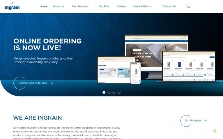 Screenshot of ingrainsa.com