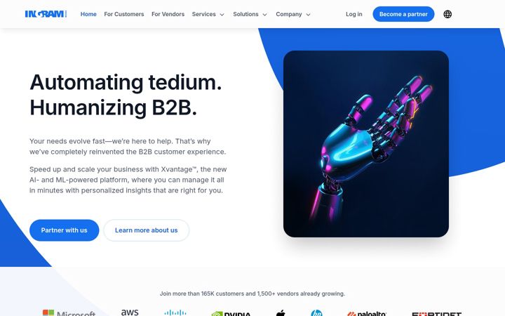 Screenshot ta' ingrammicro.com