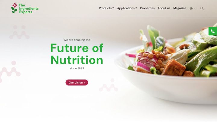 Screenshot of ingredients-experts.com