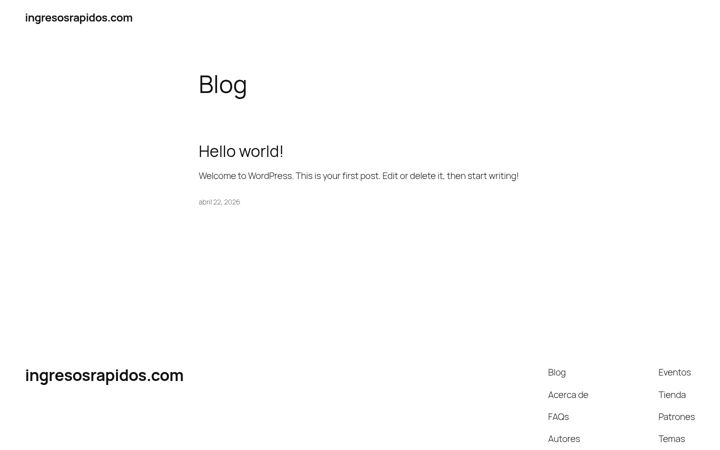 Screenshot of ingresosrapidos.com