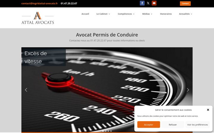 Screenshot of ingridattal-avocats.fr