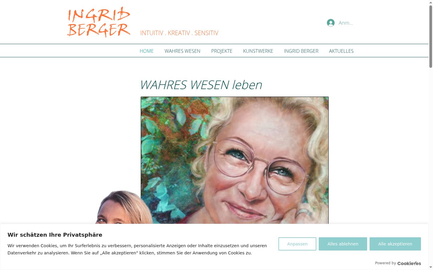 Screenshot van de toestemmingsbanner zoals getoond vóór enige interactie