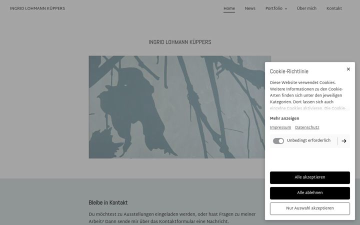Screenshot of ingridlohmannkueppers.de
