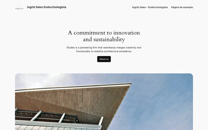 Screenshot of ingridsalesendocrino.com.br