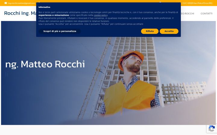 Screenshot of ingrocchimatteo.it