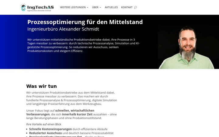 Screenshot of ingtech-as.de