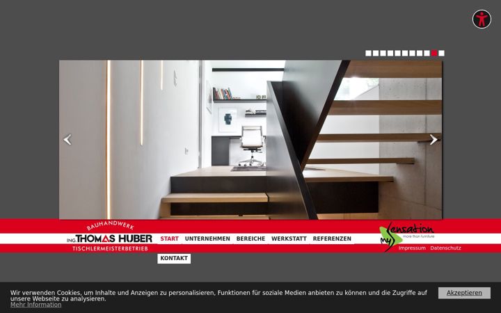Screenshot of ingthomashuber.at
