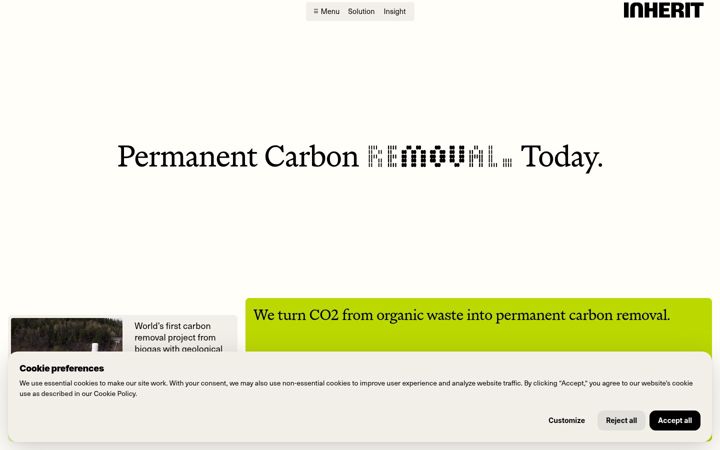 Screenshot of inheritcs.com