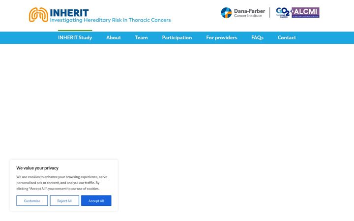 Screenshot of inheritstudy.org