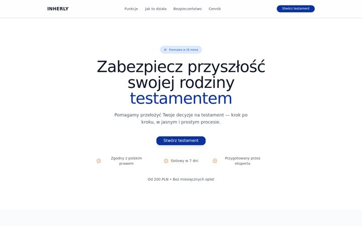 Screenshot of inherly.com