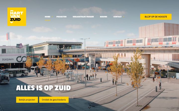 Screenshot of inhetzuiderpark.nl