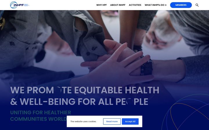 Screenshot of inhpf.org