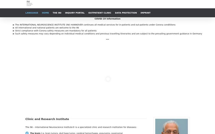 Screenshot of ini-hannover.de