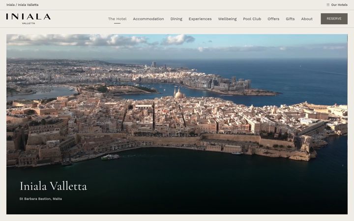 Screenshot of inialamalta.com