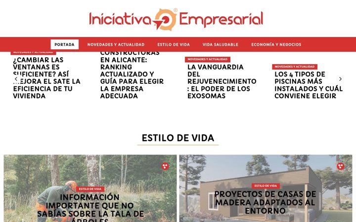 Screenshot of iniciativaempresarial.es