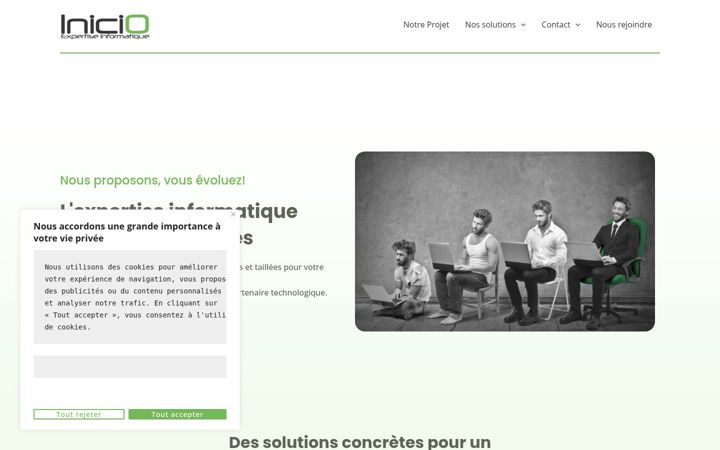 Screenshot of inicio.fr