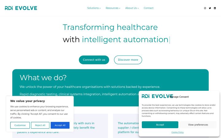 Screenshot of inicio.uk