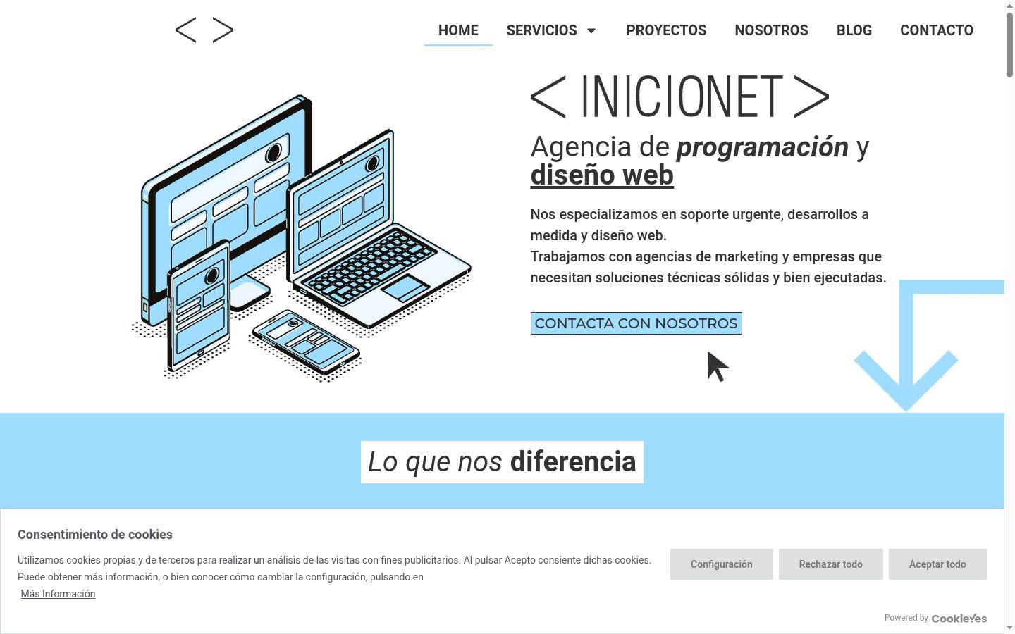 Screenshot tal-banner tal-kunsens muri qabel kwalunkwe interazzjoni