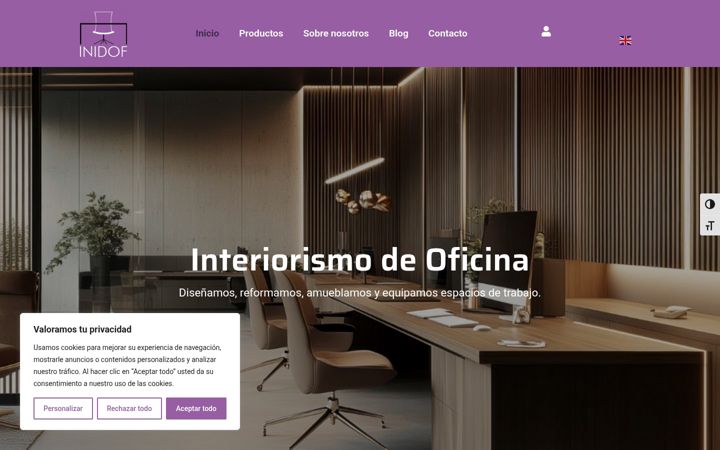 Screenshot of inidof.com
