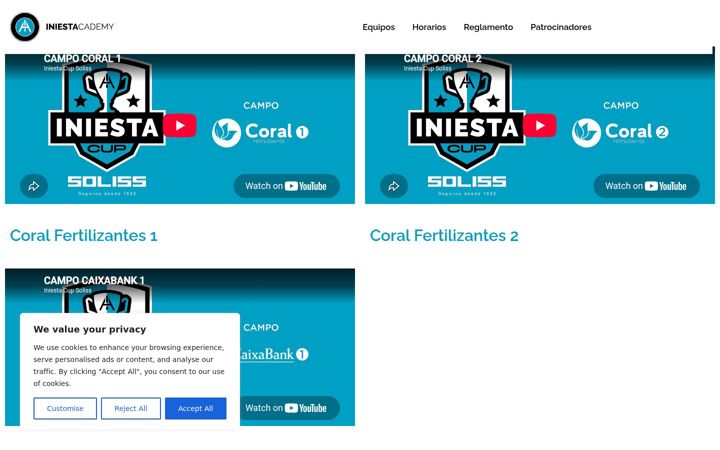 Screenshot of iniestacup.com