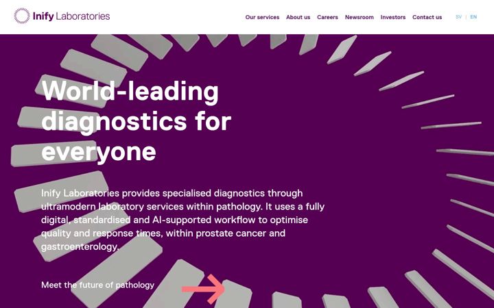 Screenshot of inify.com